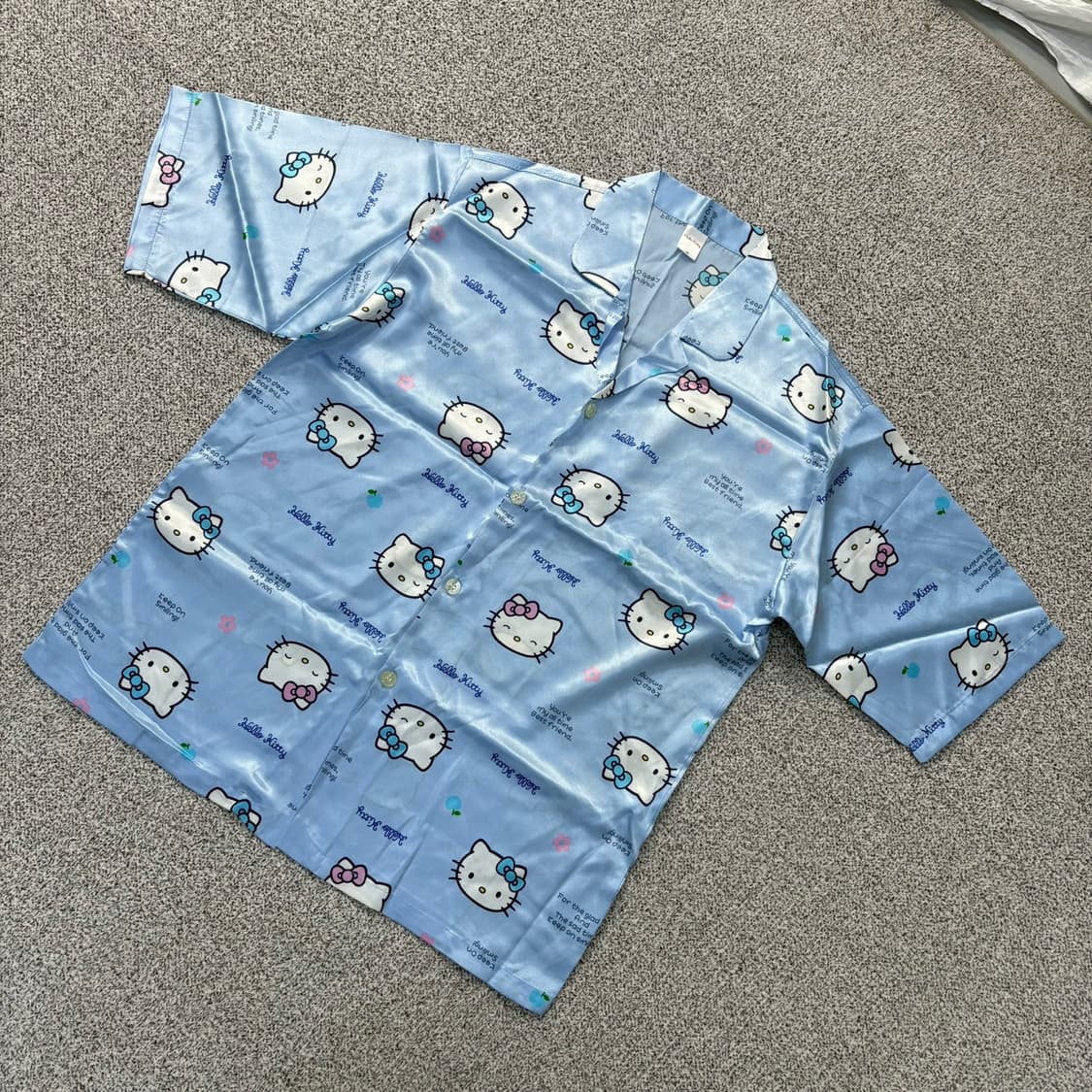 100 빈티지 잠옷 상의 셔츠 0427J 상품이미지1