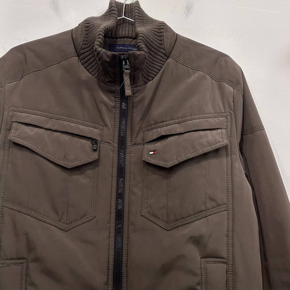 타미힐피거 더블포켓 나일론 누빔 워크자켓 상품이미지1
