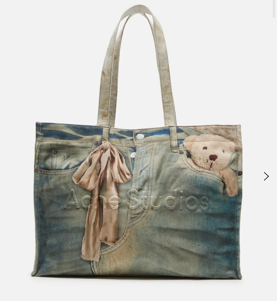 아크네스튜디오 테디 데님 쇼퍼 토트백 상품이미지3