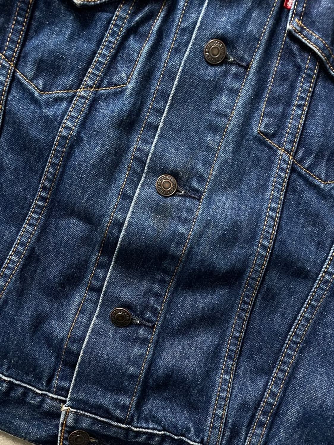 90s Levi's Denim Trucker Jacket 상품이미지4