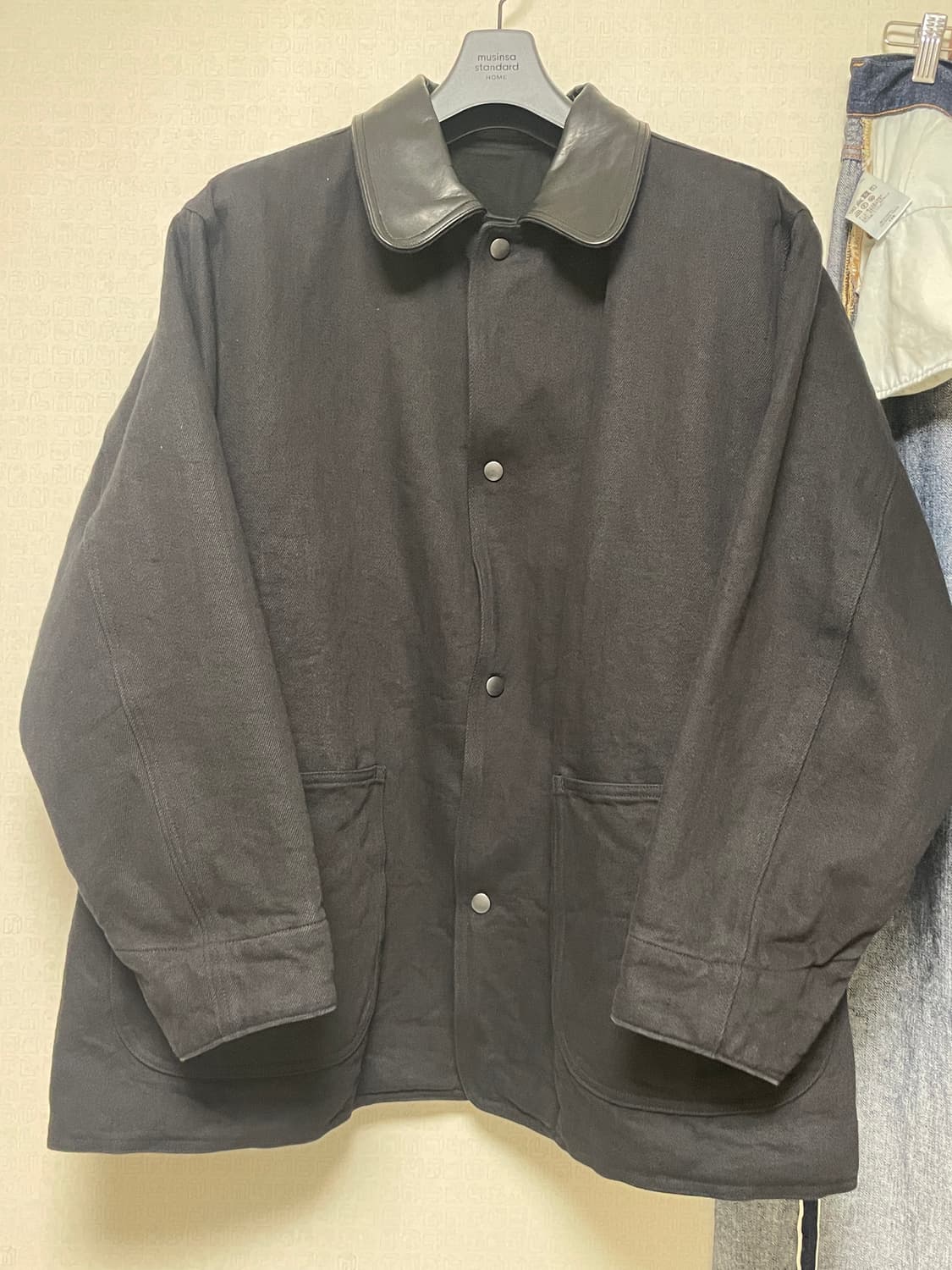 [1] 코모리 25aw 데님 레더 워크자켓 상품이미지1