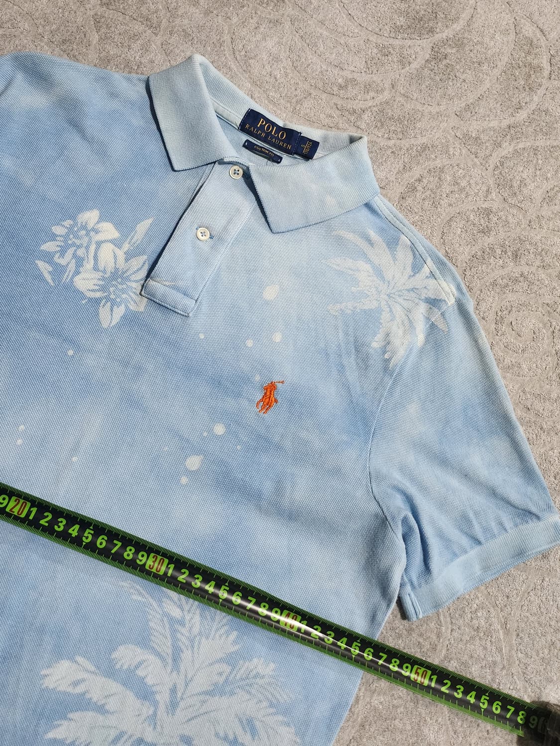 **폴로 랄프로렌 트로피컬 야자수 반팔 카라티 S 상품이미지8