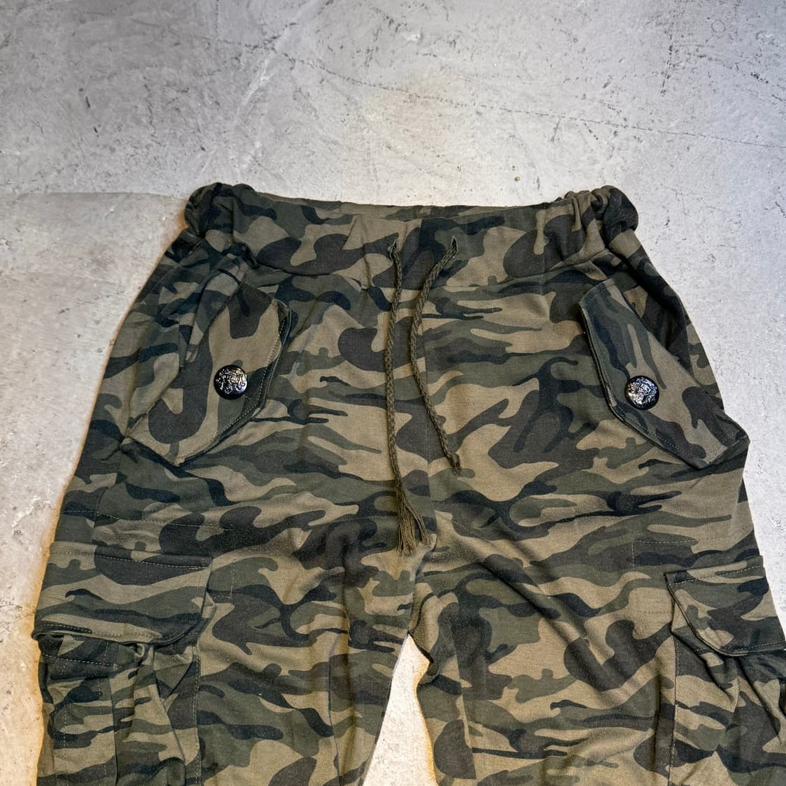 밀리터리 패턴 7부바지 상품이미지2