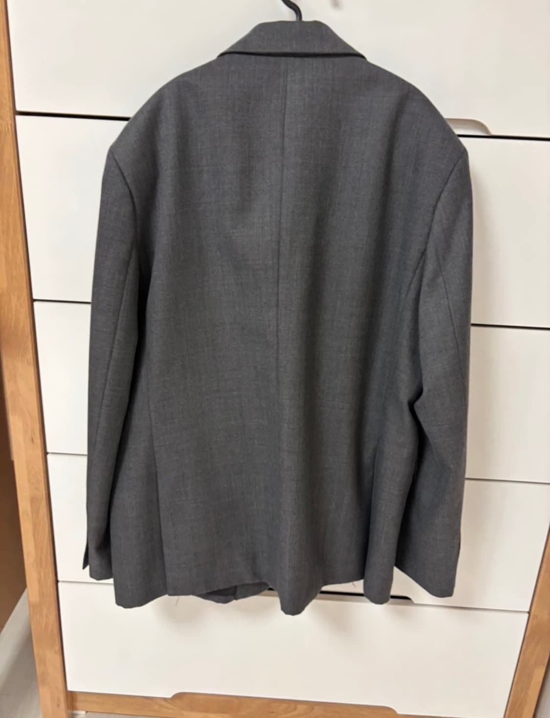 인사일런스 오버사이즈 울 블레이저 s 그레이 상품이미지3