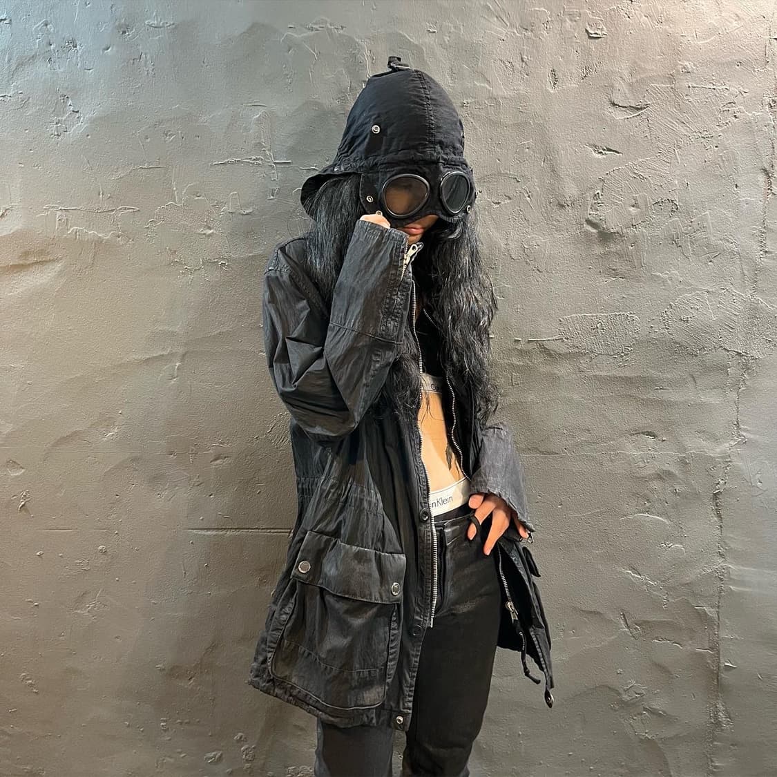 CP컴퍼니 고글 왁싱자켓 상품이미지2