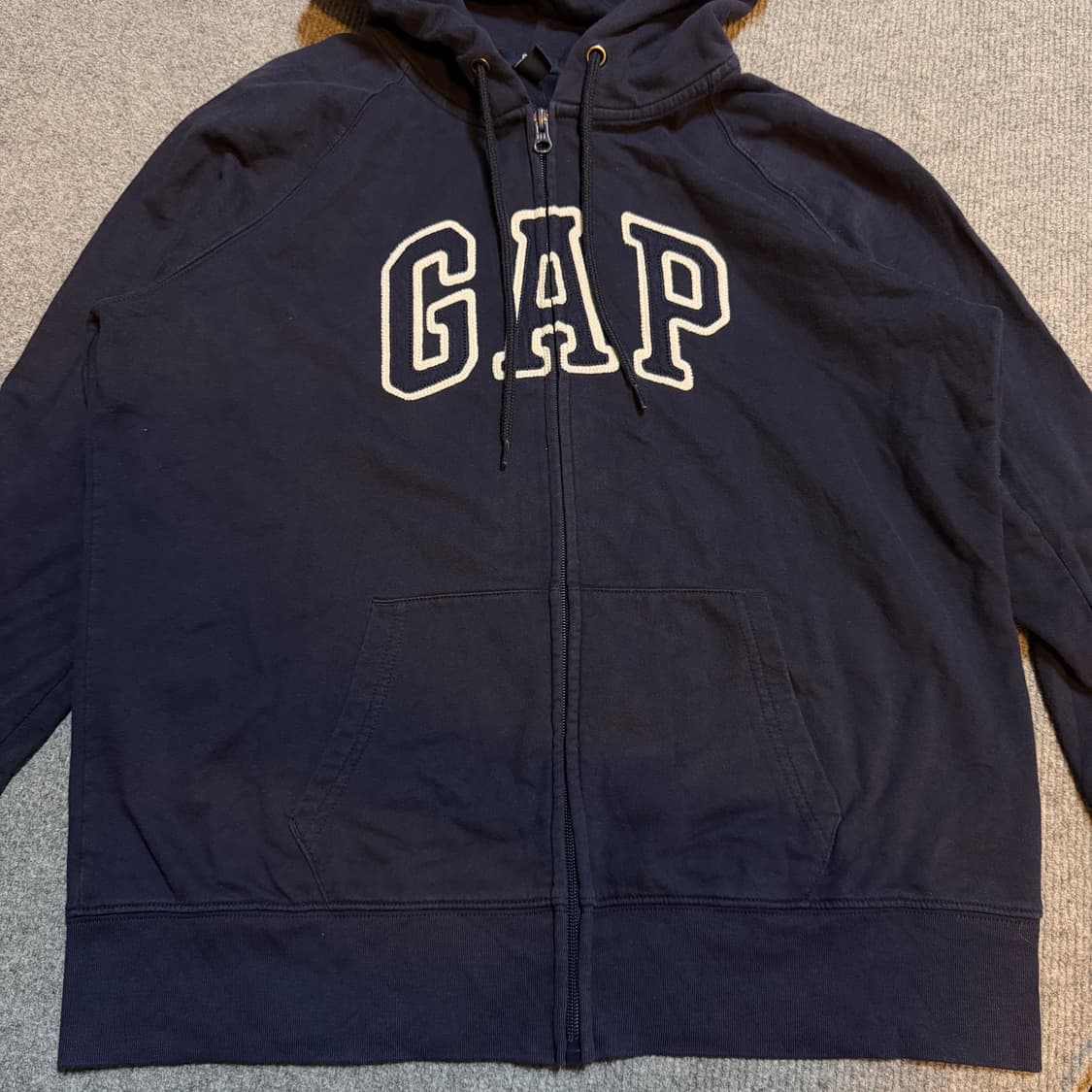 갭 네이비 후드집업 xl 상품이미지2