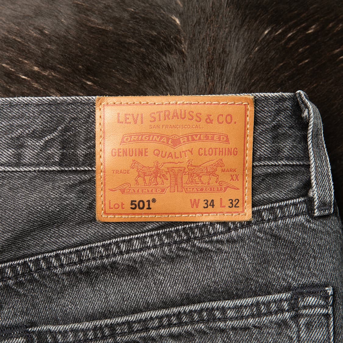 [34] 리바이스 프리미엄 501 그레이 데님팬츠 00501-3371 상품이미지5