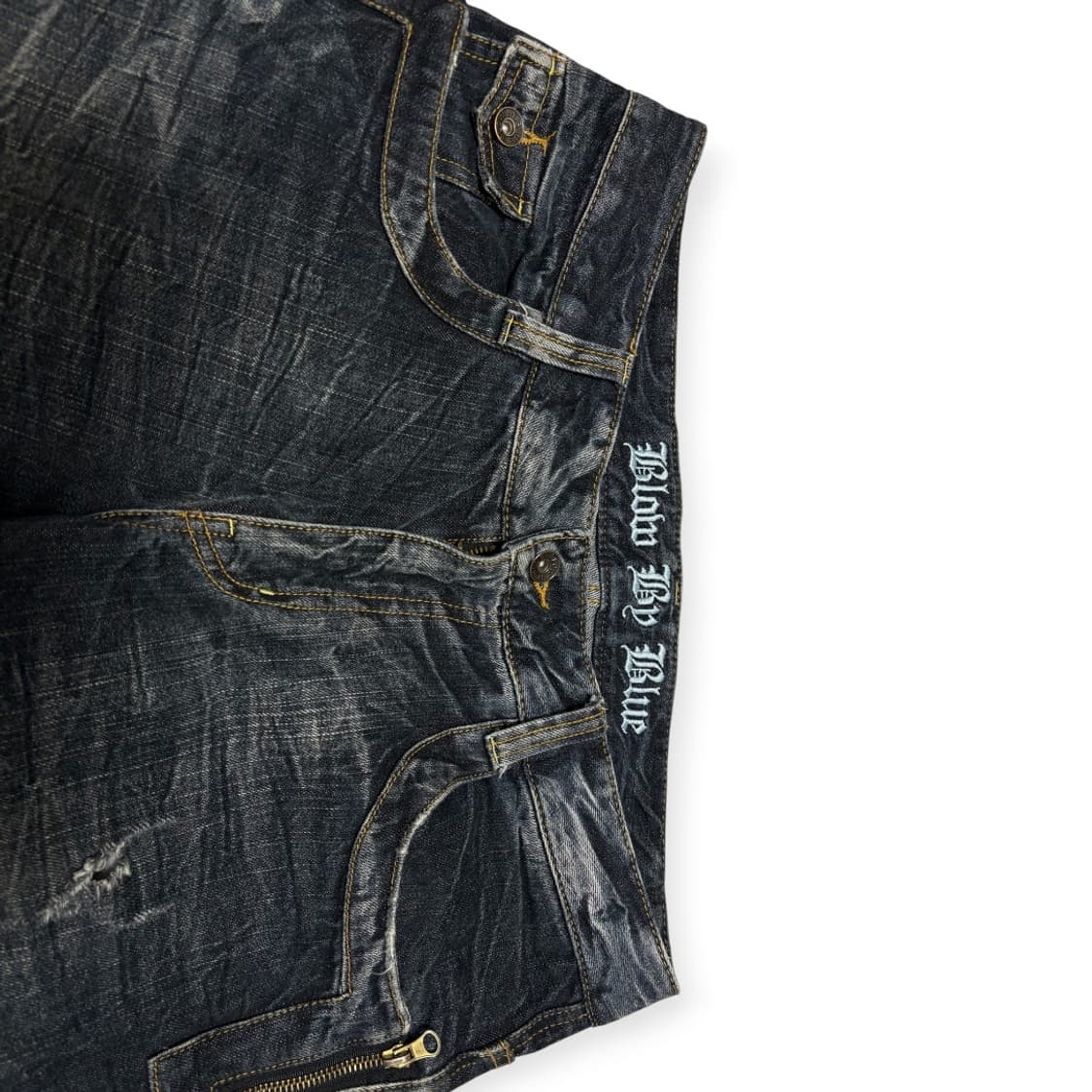 Japanese Vintage Pocket Denim Pants 상품이미지2