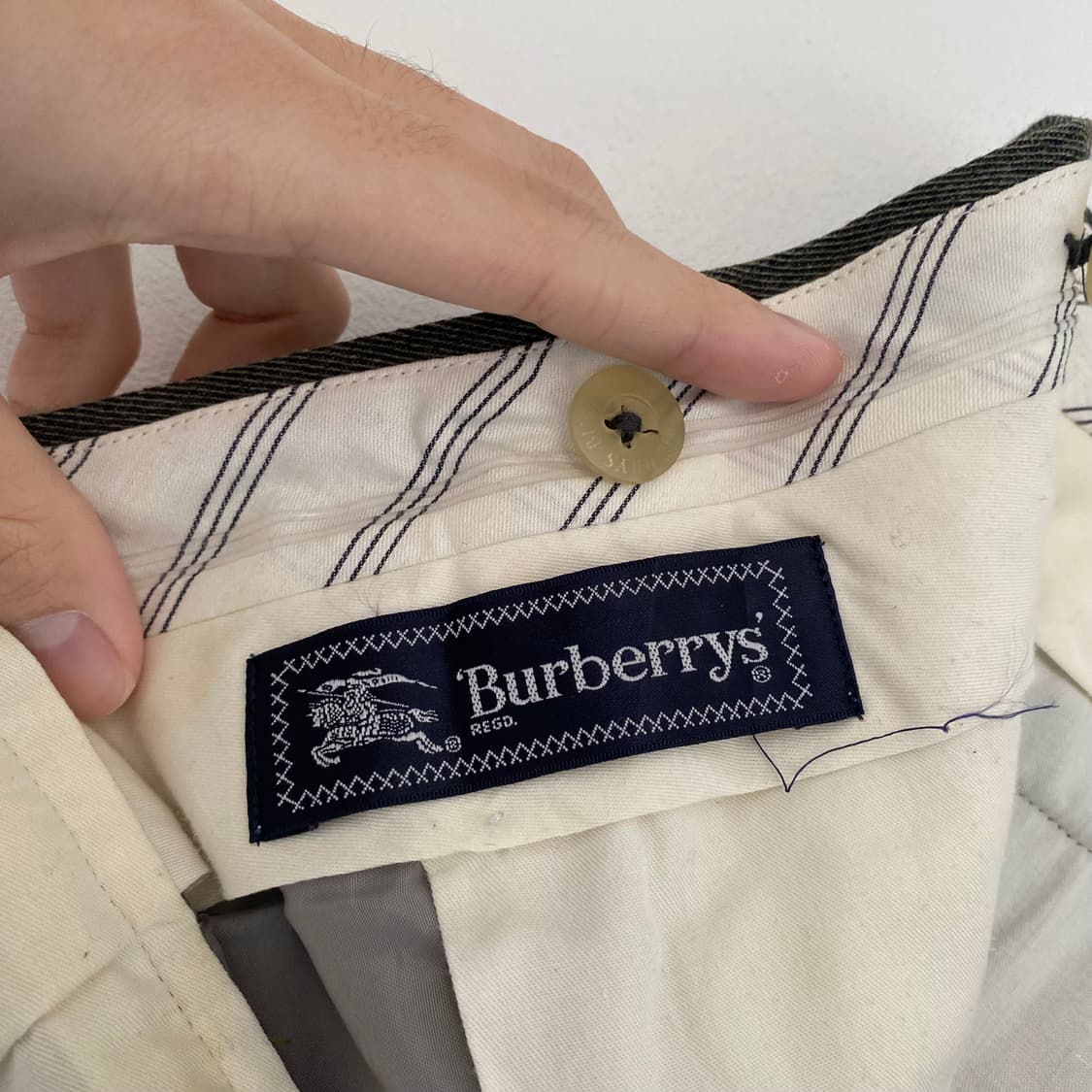 버버리 울슬랙스 팬츠 상품이미지3
