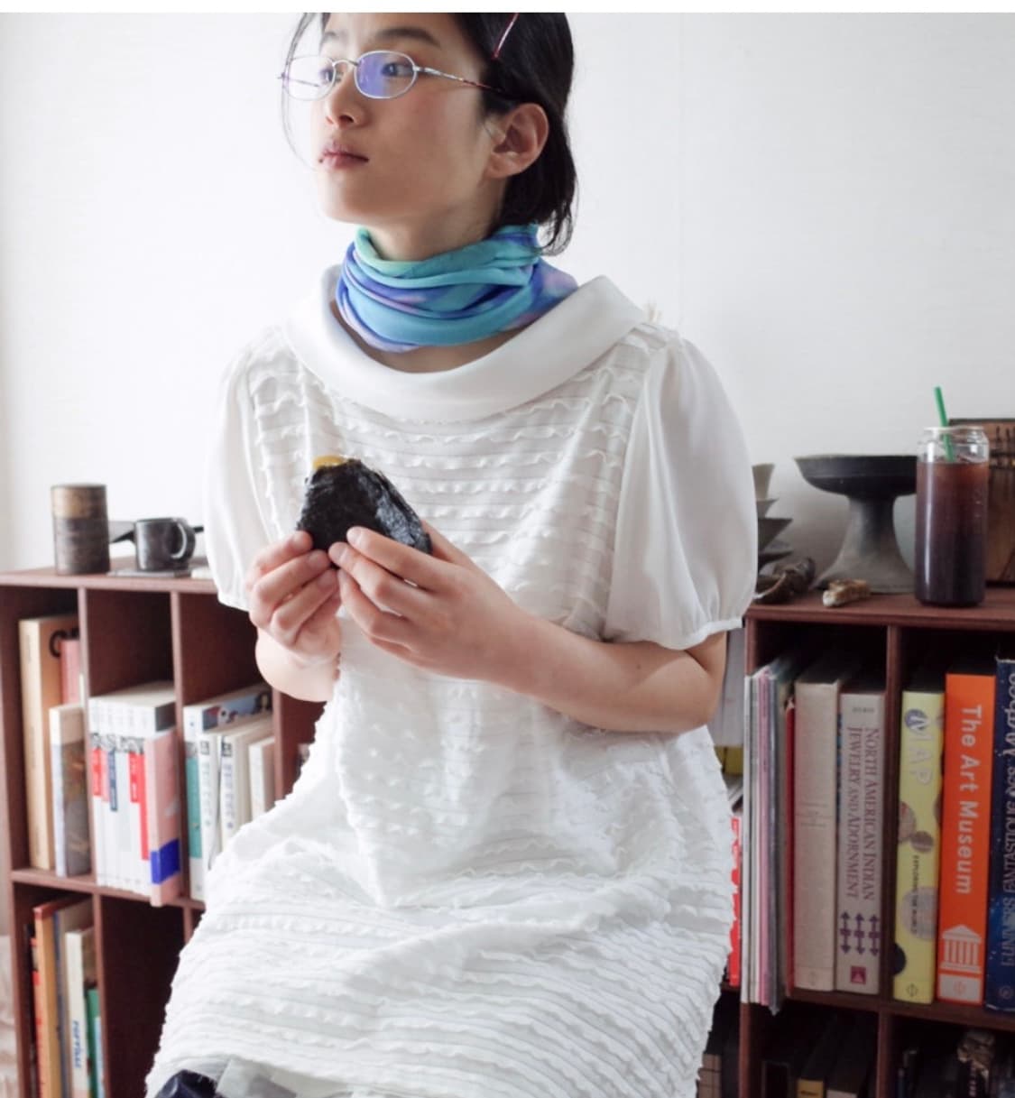빈티지 셋업(원피스 2종+스카프) 상품이미지2