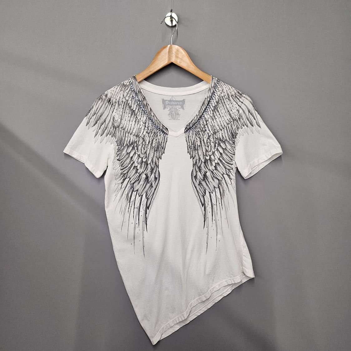 버커루 펑크 큐빅 Y2K 사선 반팔티 상품이미지1