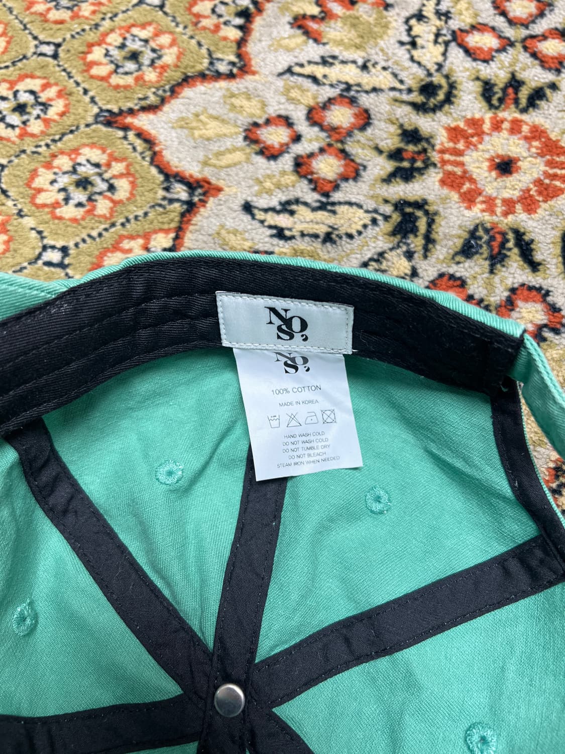 NOS7 손흥민 자수 로고 볼캡 민트그린 OS 상품이미지4