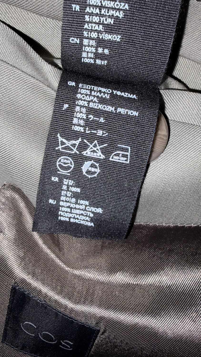 COS 쓰리버튼 자켓 (48 사이즈) 상품이미지4