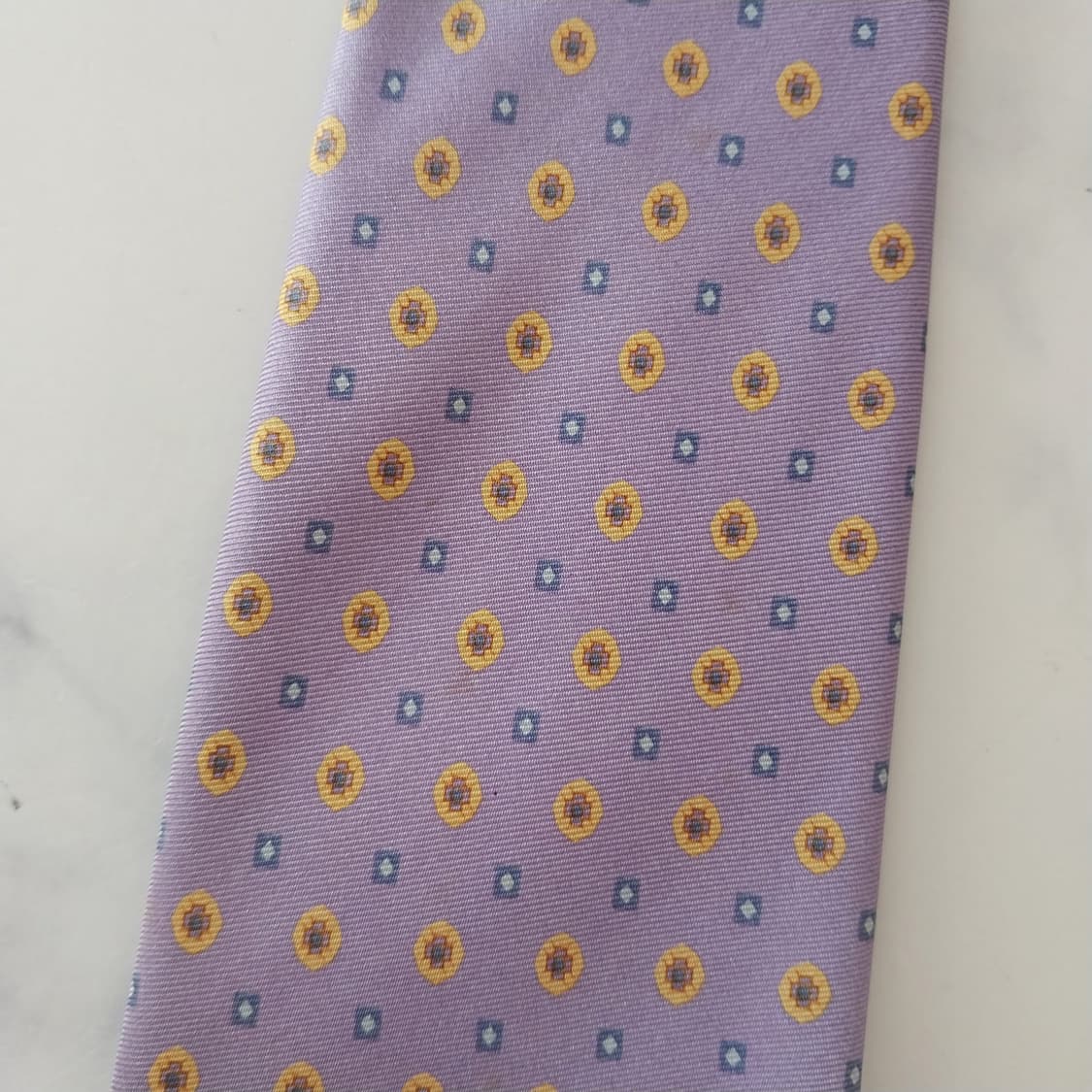 앤드류스 타이 실크 퍼플 도트 패턴 넥타이 9cm A등급 K1734
 상품이미지8