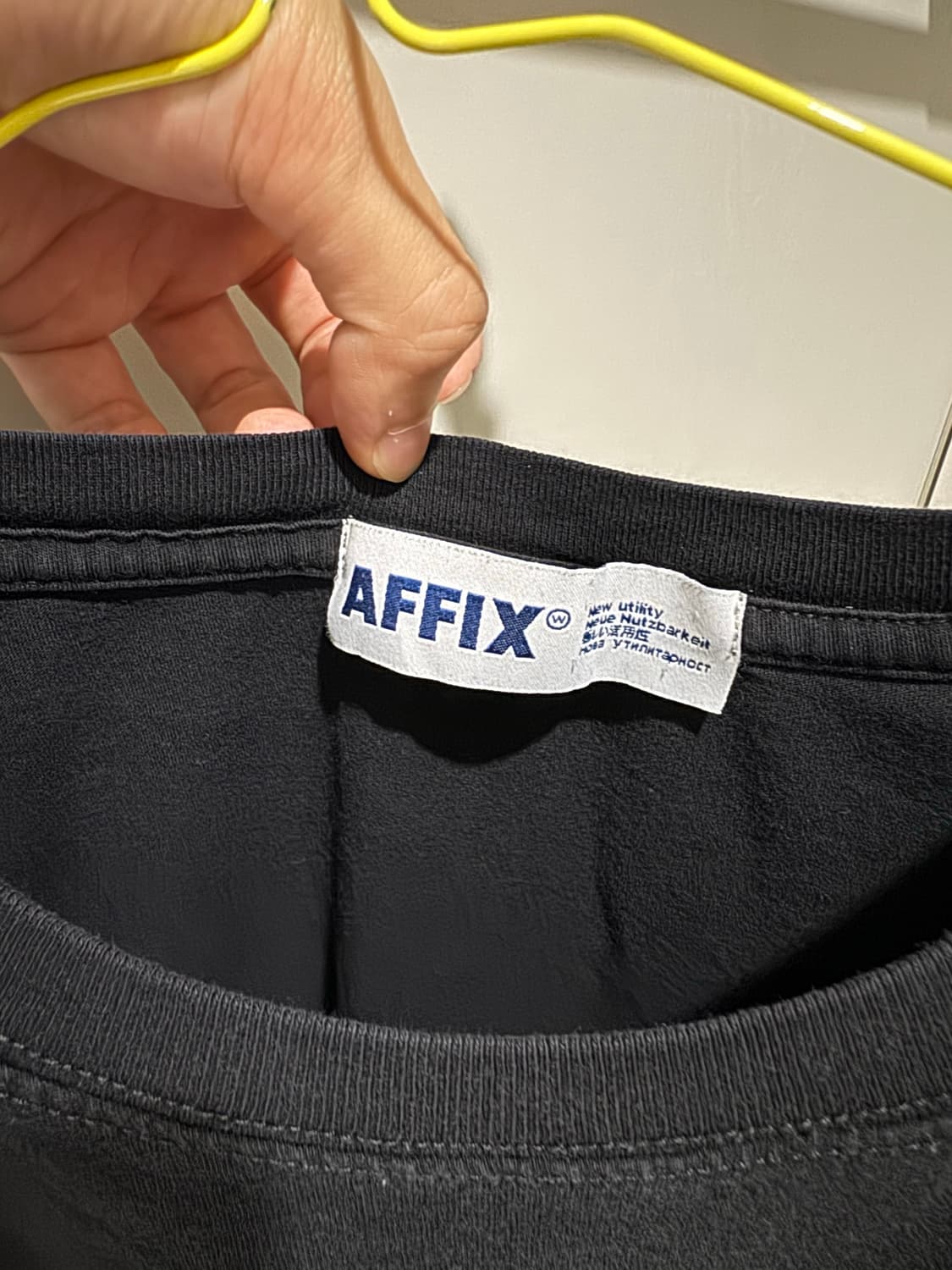XL) 아픽스 AFFIX 반팔 블랙 레드 상품이미지2