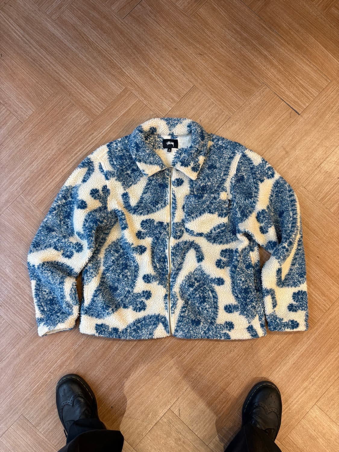 Stussy 페이즐리 패턴 플리스 상품이미지1