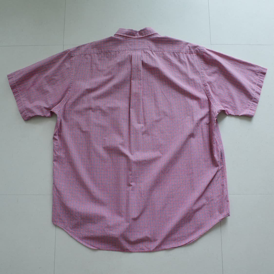 폴로 랄프로렌 90s 블레이크 체크 반팔 셔츠 XL 상품이미지7