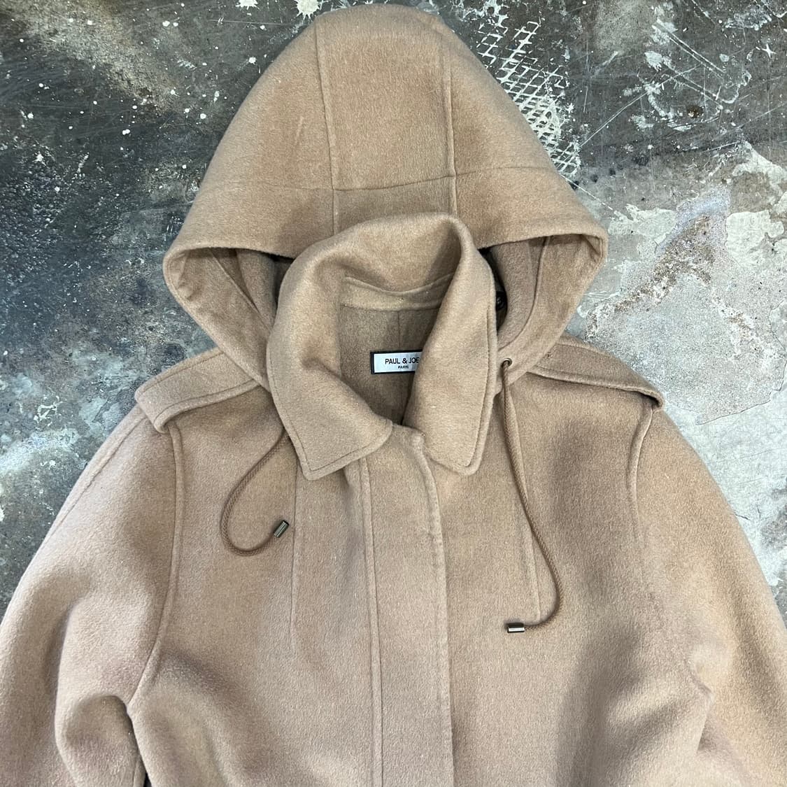 66) 폴앤조 핸드메이드 캐시미어 울 혼방 코트 롱코트 상품이미지2