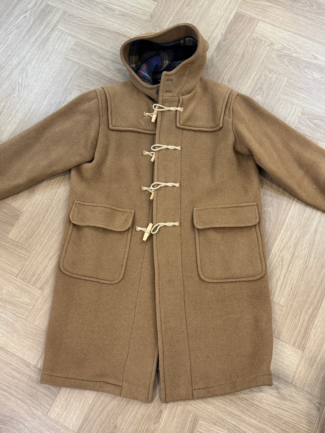 런던트레디션 뉴 VICUNA 오버사이즈 더플코트 - 38사이즈 상품이미지2