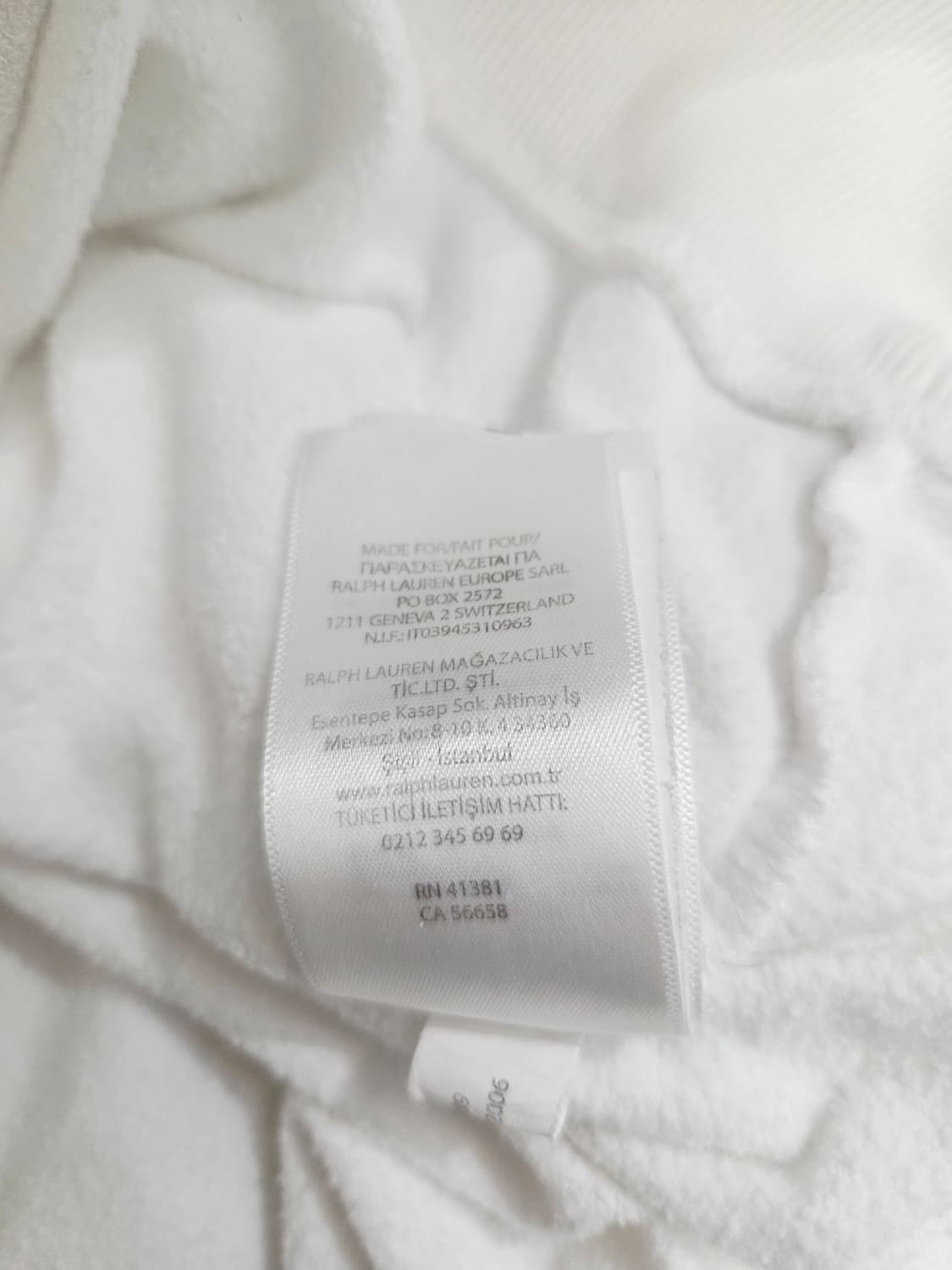 폴로 랄프로렌 신형 폴로베어 맨투맨 화이트_L 상품이미지10