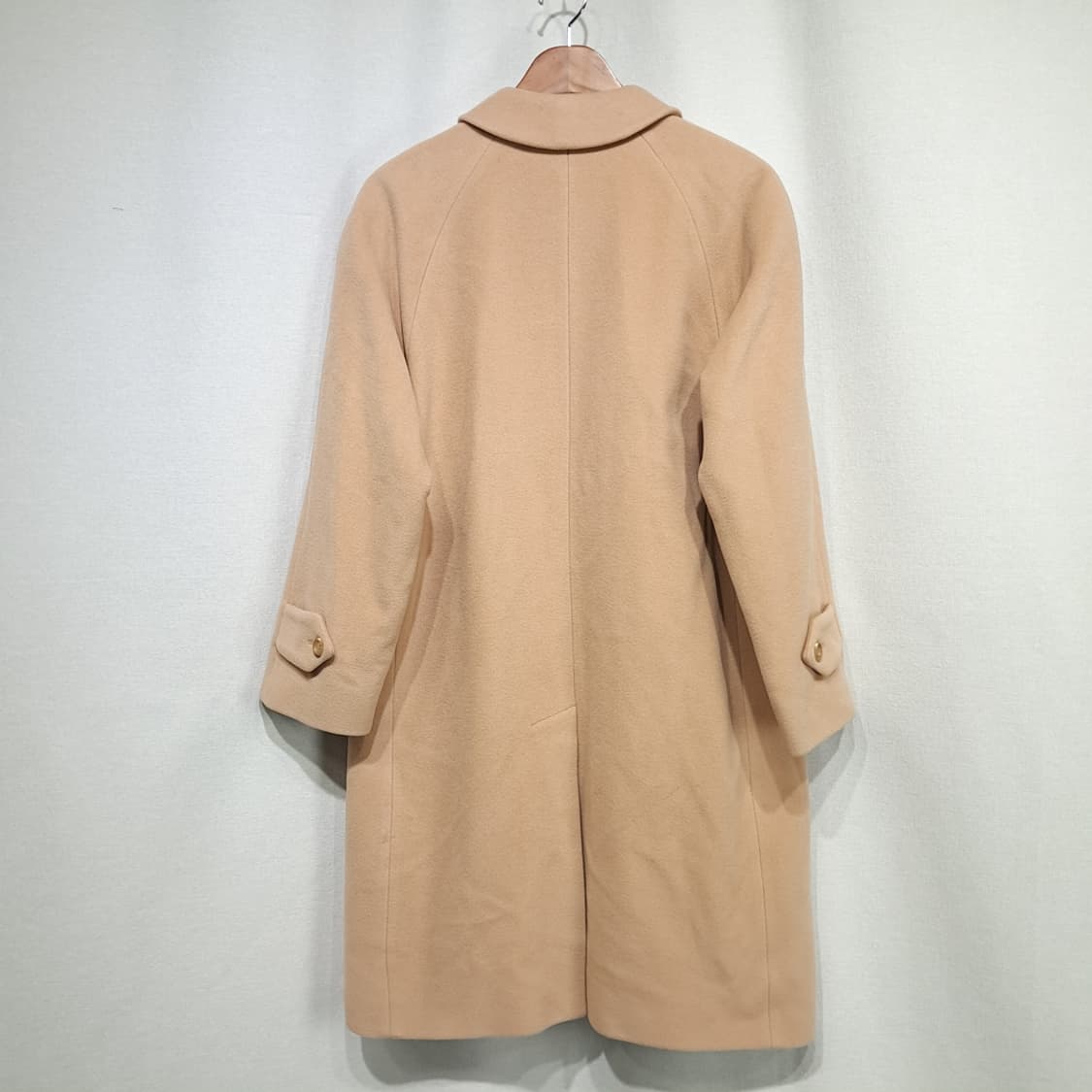CL225 L 버버리 00s 영국판 울캐시미어 히든 카멜 코트 상품이미지9