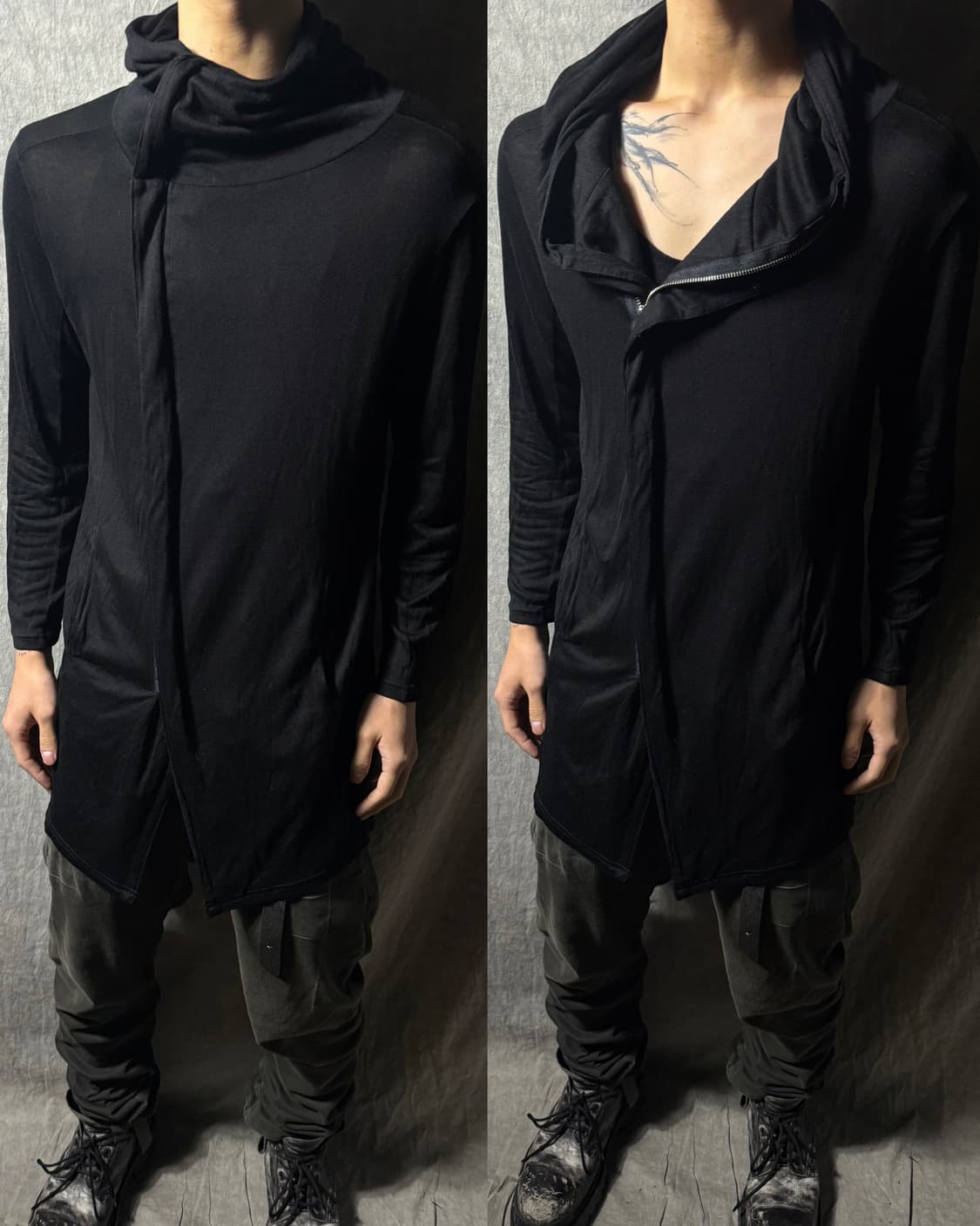 Shulussel Asymmetric Hoodie Zip Up  상품이미지1