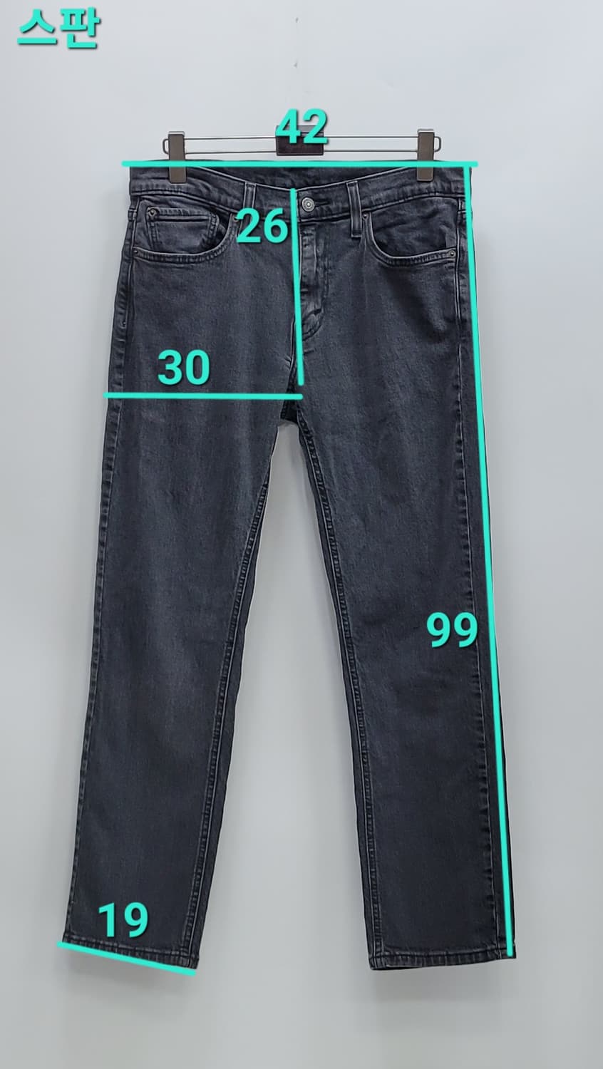 LEVI'S 리바이스 541 데님 블랙진/ 남 32 스판
 상품이미지10