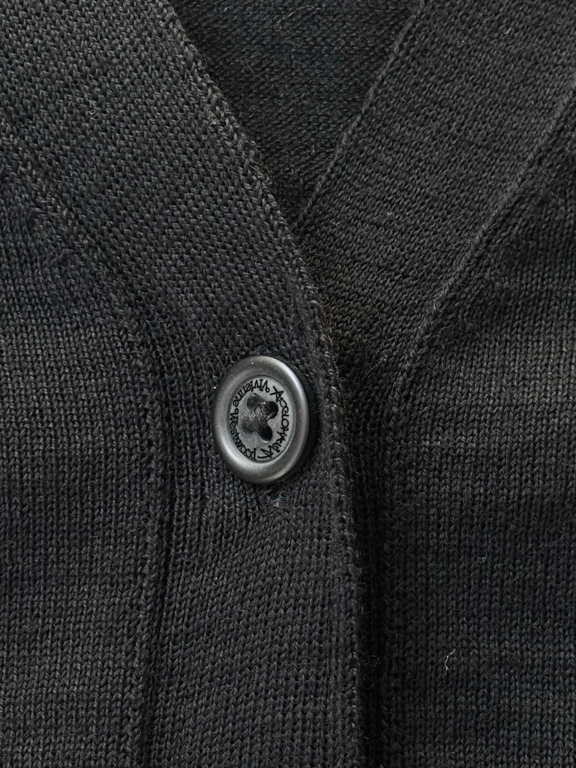 Vivienne Westwood 비비안웨스트우드 블랙 로고 롱 가디건  상품이미지7