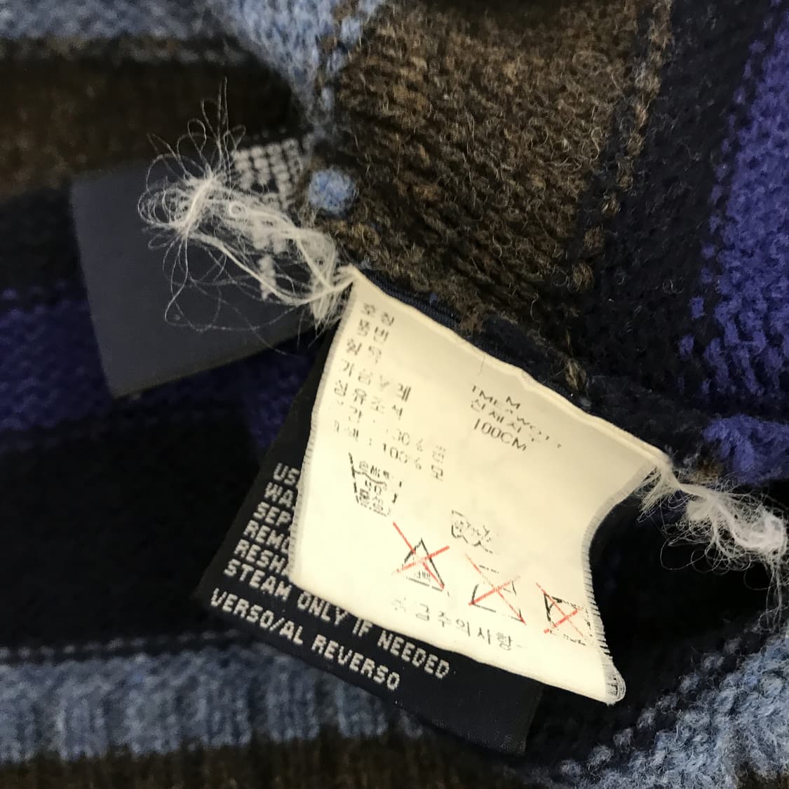 타미힐피거 빈티지 스트라이프패턴 니트 [M] 상품이미지5