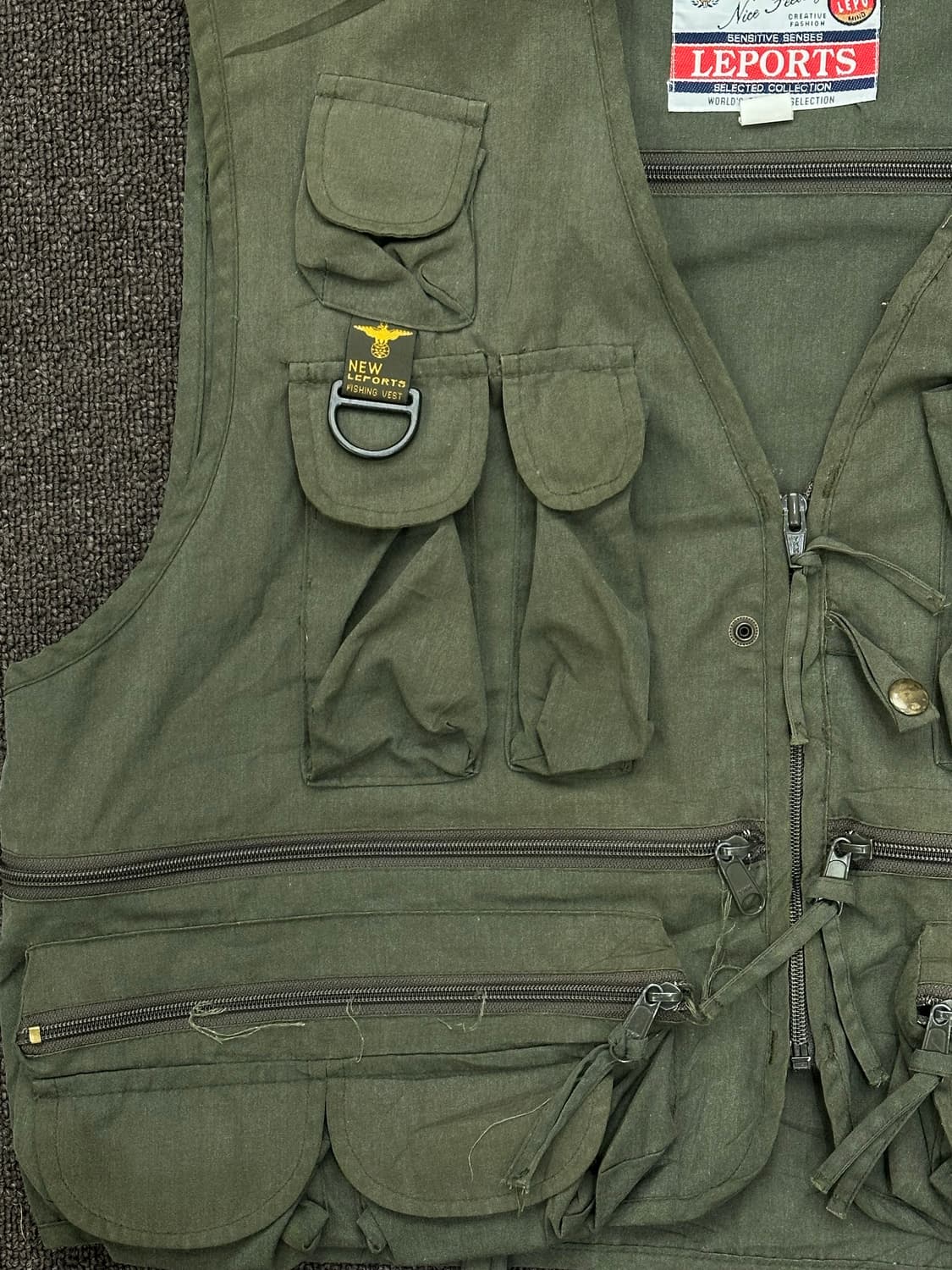 OS)LEPORTS 빈티지 피싱 베스트 상품이미지2