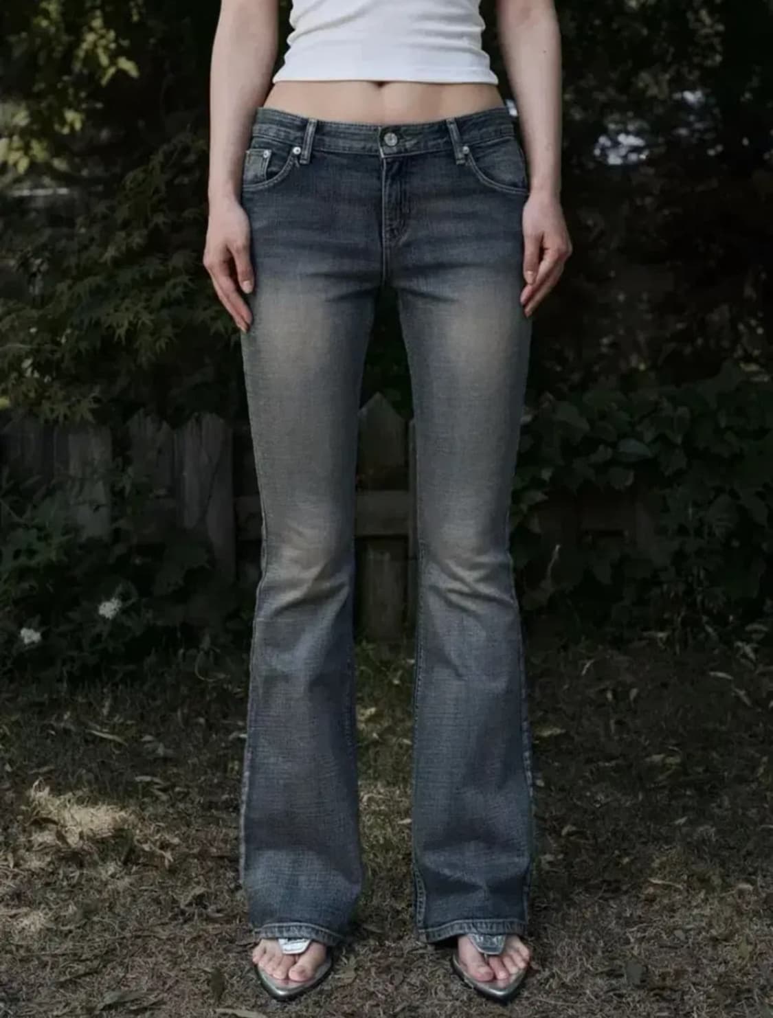 보헤미안 서울 부츠컷 데님 팬츠  M 상품이미지2