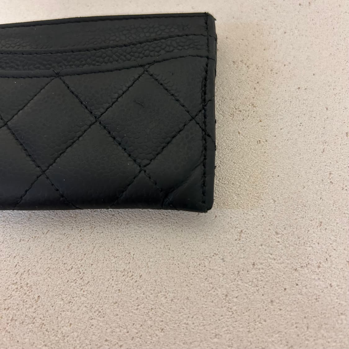 샤넬 캐비어 카드지갑 은장 블랙(풀박스/영수증포함) 상품이미지9