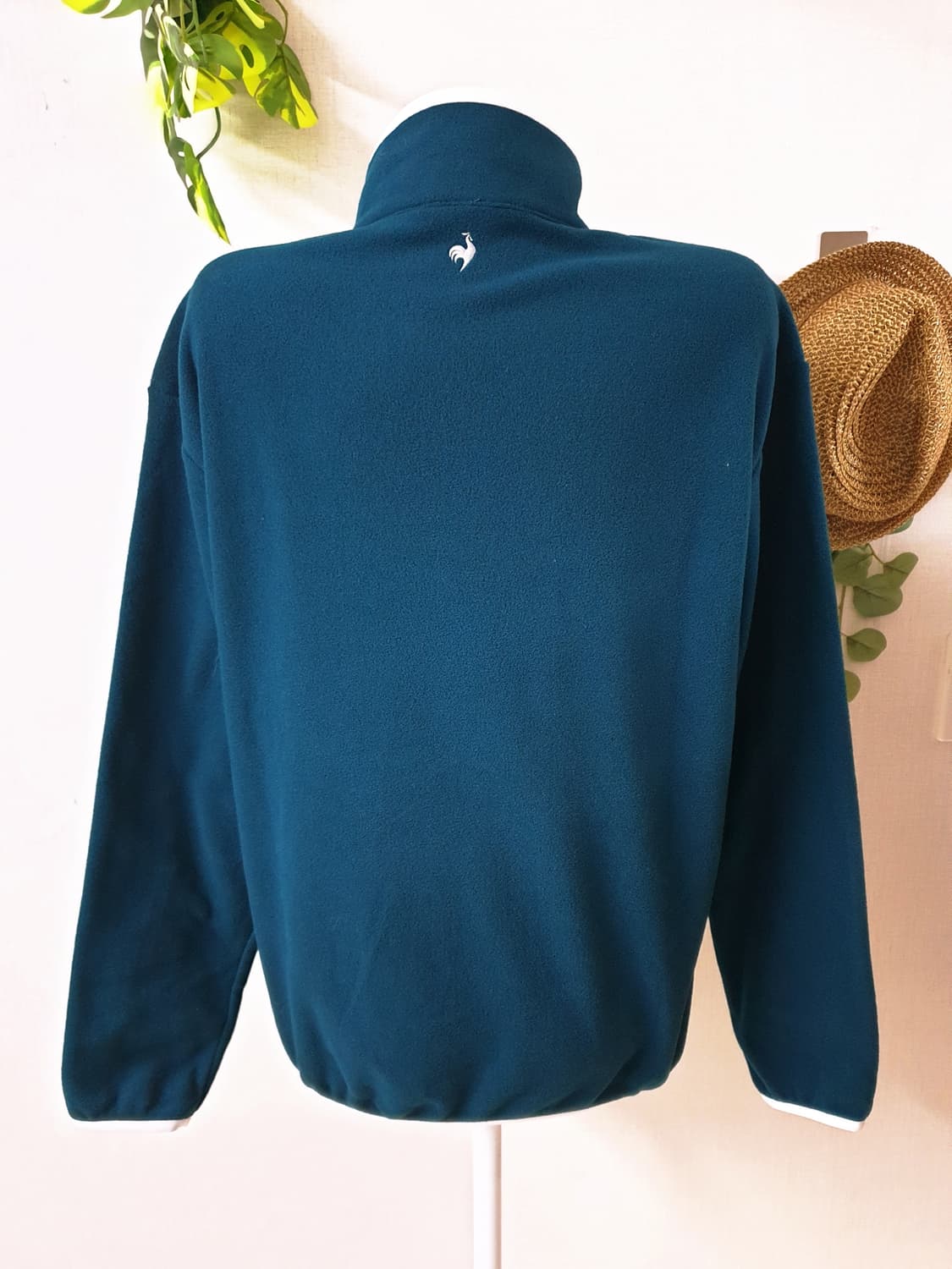 르꼬끄골프 24FW 남성후리스 아노락 티셔츠 95 청록  상품이미지5