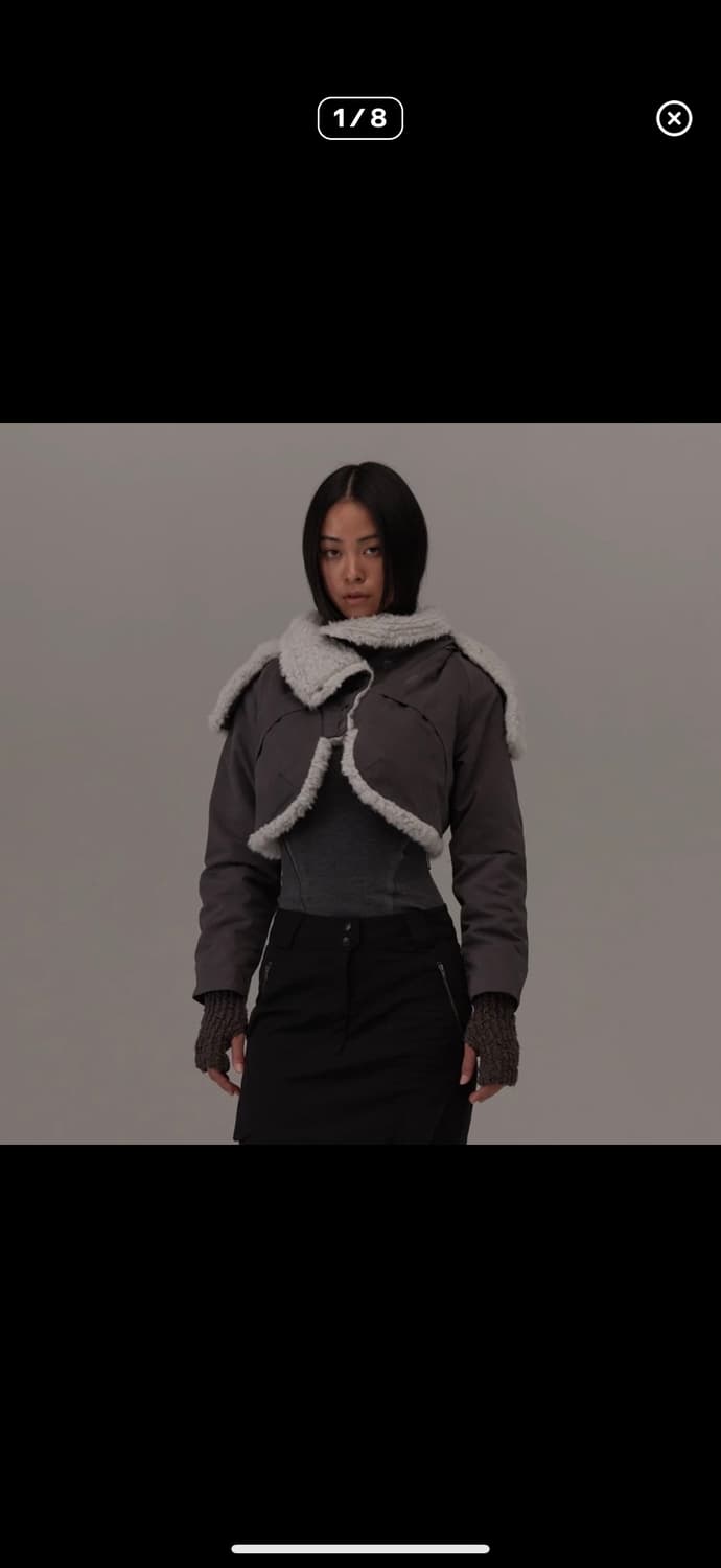 HYEIN SEO 크롭 퍼 자켓 상품이미지3