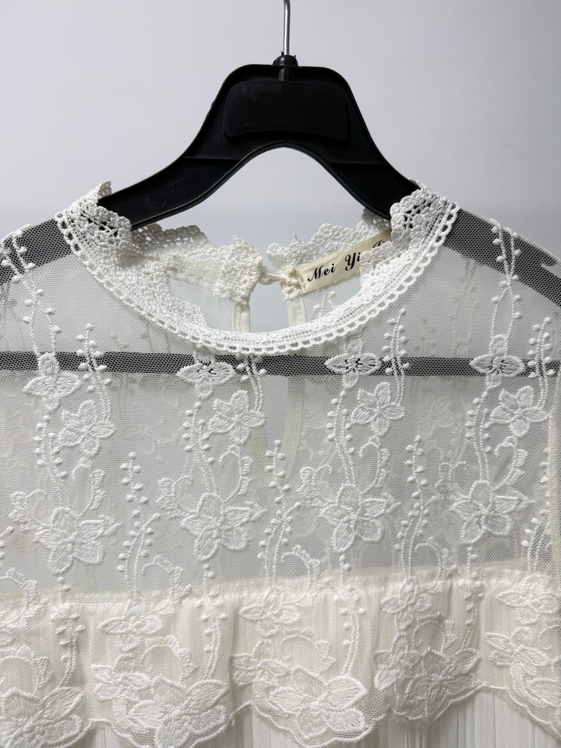 플리츠 레이스 원피스 상품이미지3