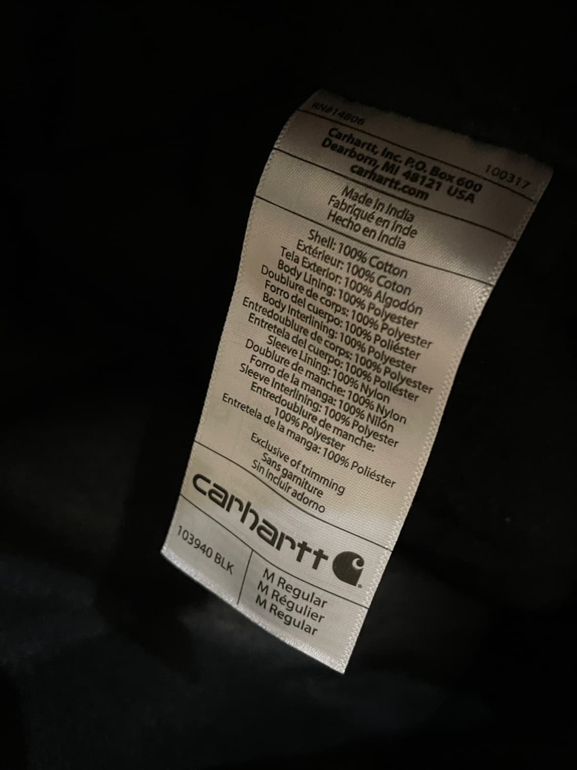 칼하트 덕 액티브 자켓  상품이미지6