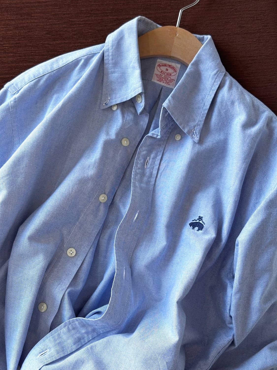 U.S.A. made cotton O/X fabric B/D shirt 상품이미지1