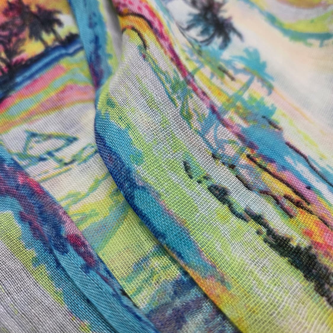 보헤미안 트로피컬 선셋 파레오 상품이미지3