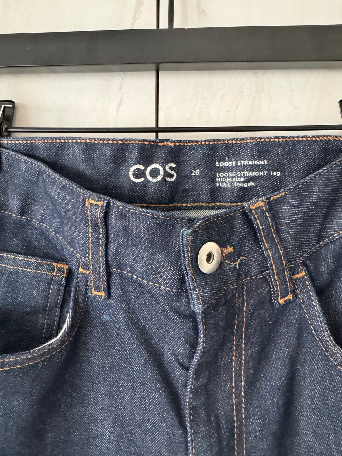 새상품 COS 루즈 스트레이트 와이드 데님 26(55사이즈) 상품이미지4