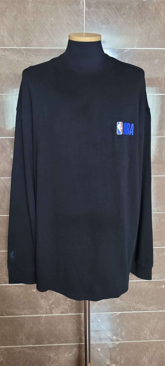 (남성2xl-3xl사이즈) NBA 선명한 블랙 긴팔(춘추용) 상품이미지1