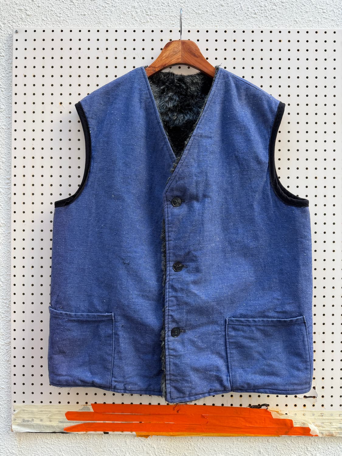 70s OLD GERMANY DENIM FRENCH 프렌치 워크베스트 상품이미지1