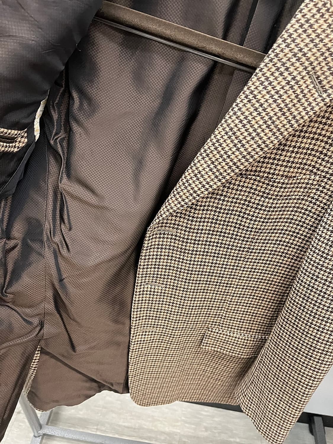 95-100) 에르메네질도제냐 캐시미어 건클립 자켓  상품이미지4