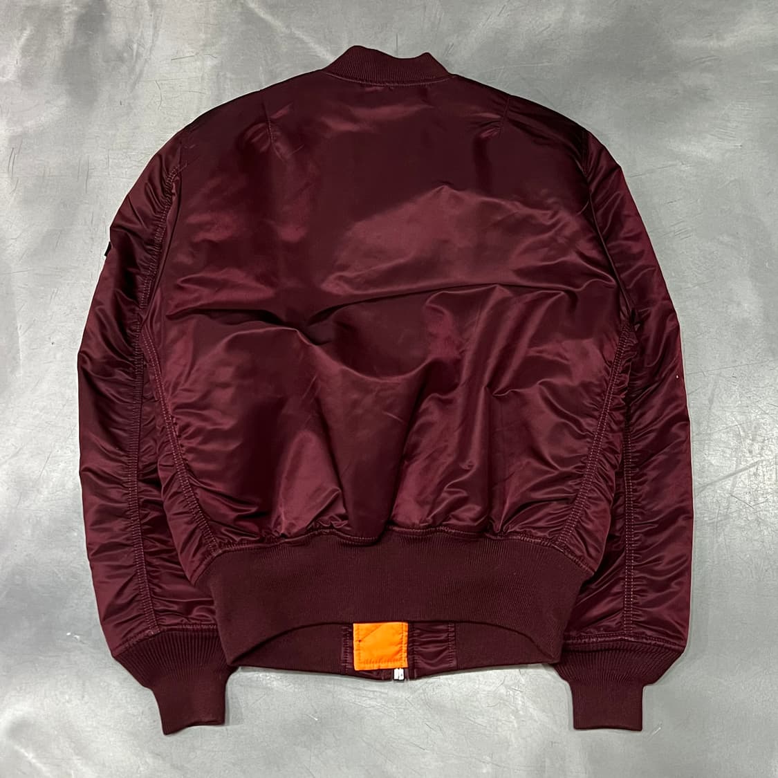  알파인더스트리 버건디 봄버자켓 y15402 상품이미지2