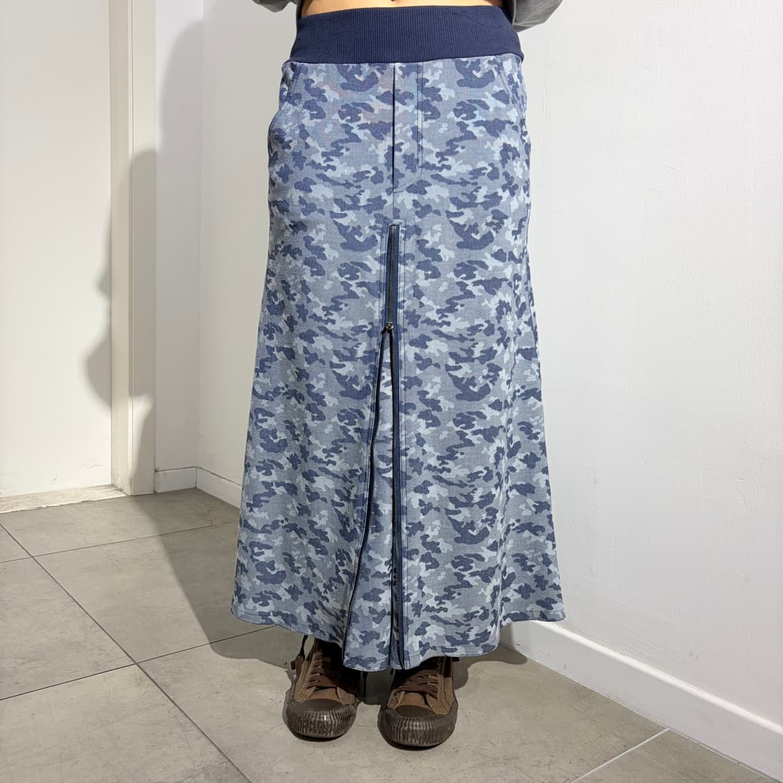 Goa 고아맛 Y2k 카모 스커트 치마 상품이미지1