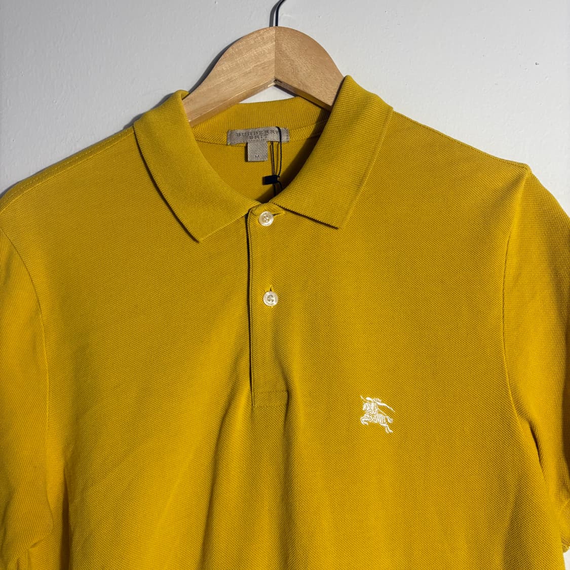 버버리 옐로우 반팔 카라티 (무료배송) 상품이미지2