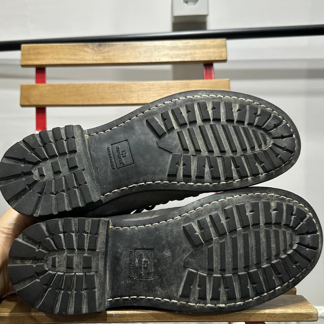 EU43 275) Superga 수페르가 워커 남성 남자 부츠 캔버스 상품이미지6