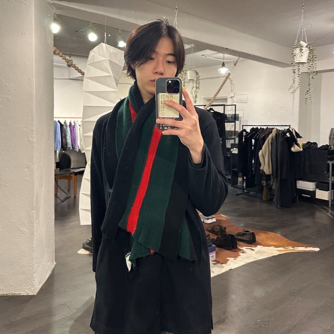 꼼데가르송 구찌 패턴 머플러 상품이미지3