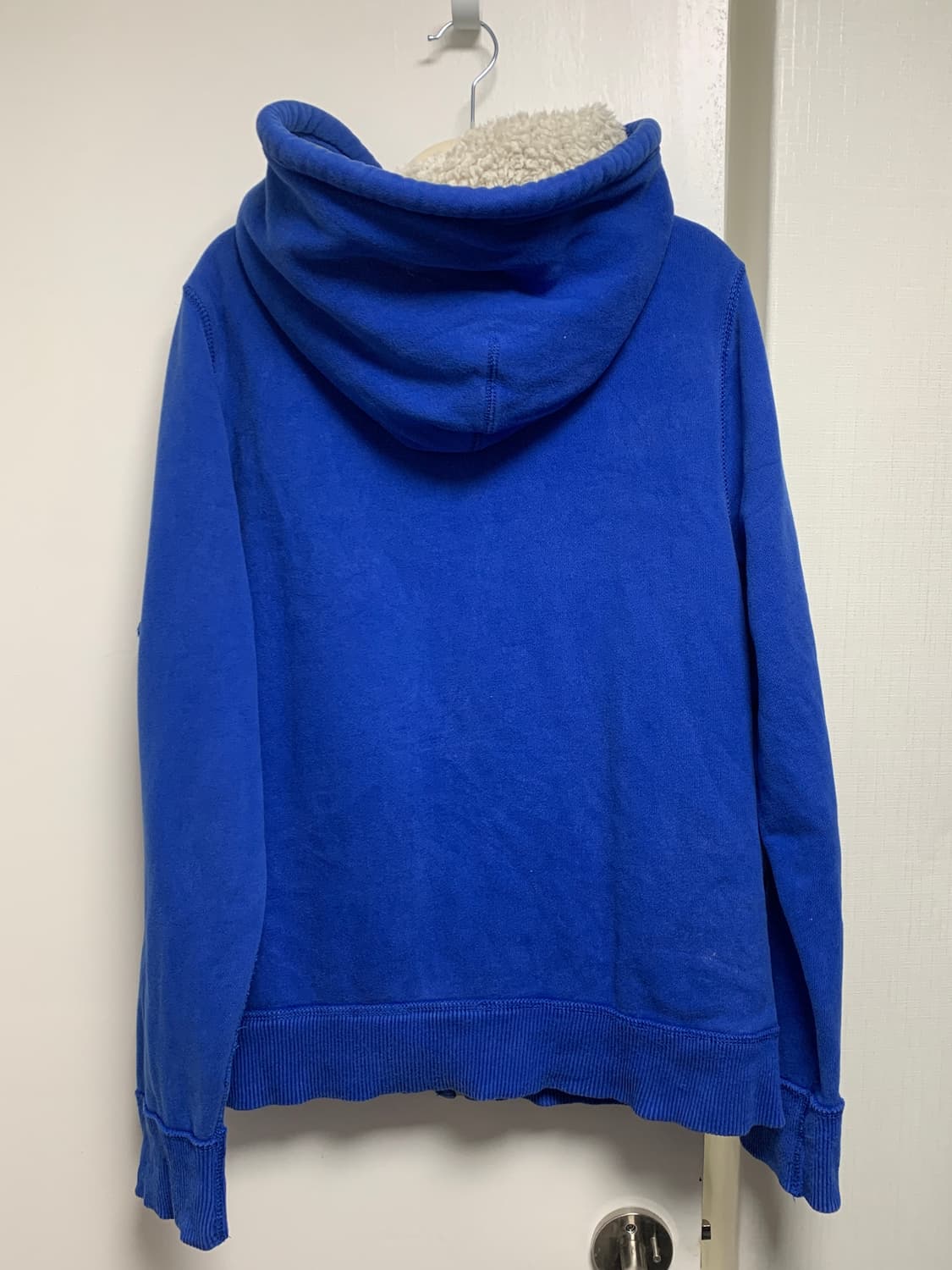 아베크롬비 울프죠 양털 후드집업 블루 L 상품이미지2