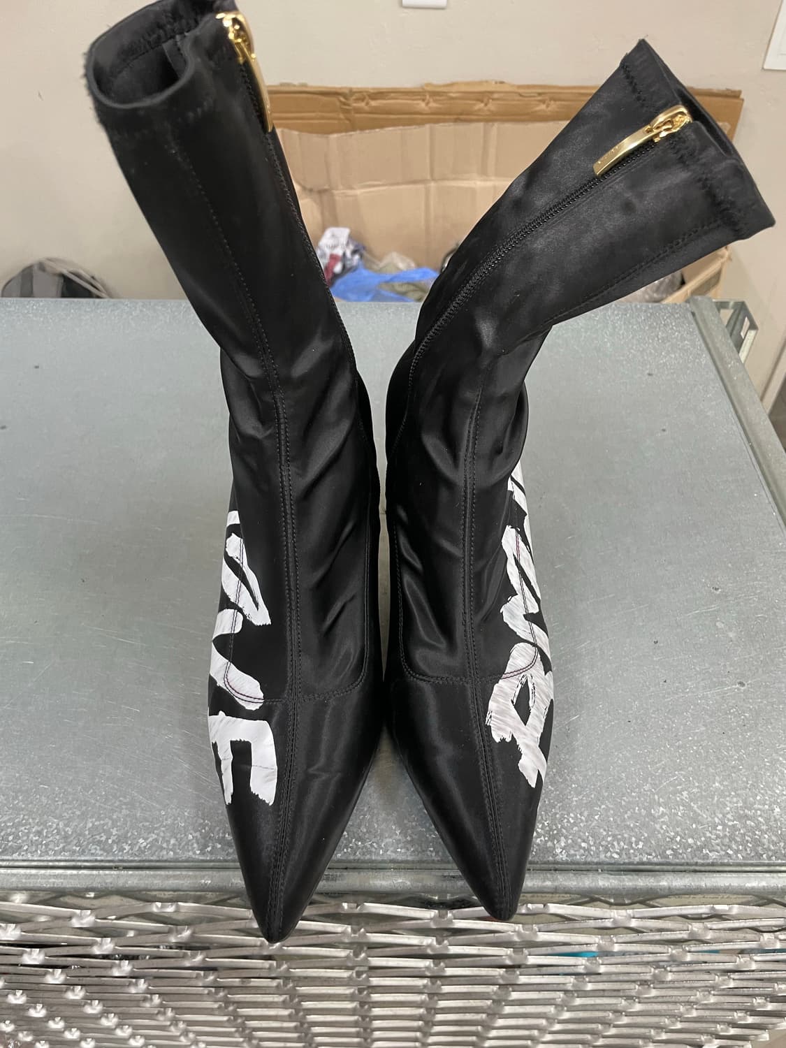 슈콤마보니 부츠 블랙 37.5 (gr-4247) 상품이미지5