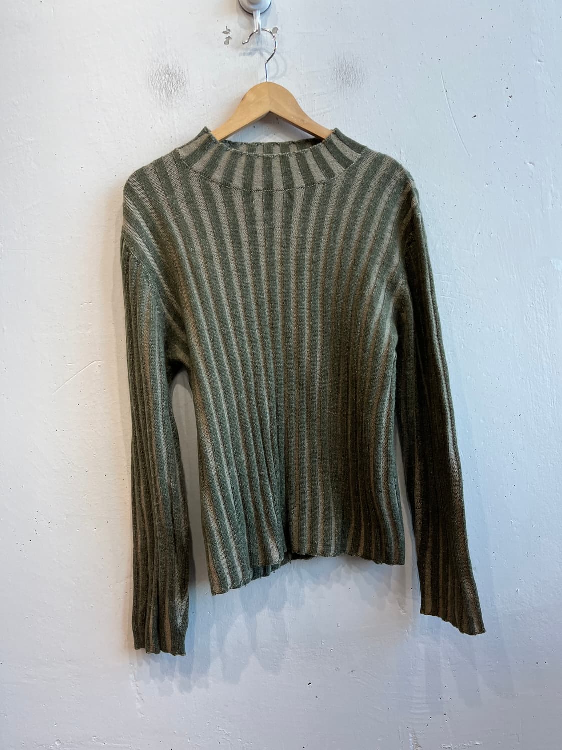 JIGSAW 퓨어울 빈티지 골지 니트 상품이미지1